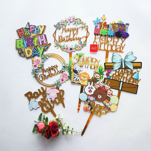 Topper torta buon compleanno