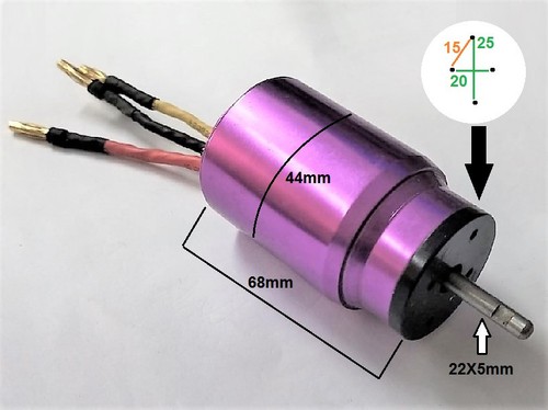 Motore brushless per motoscafo - brushless,