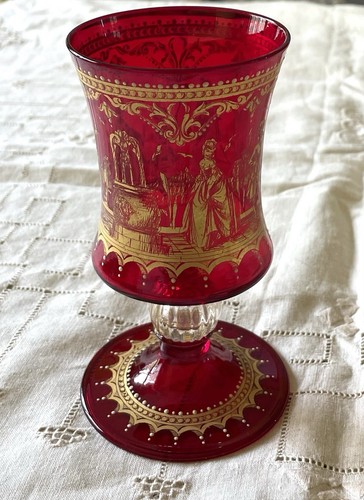 Calice rosso murano - rosso,