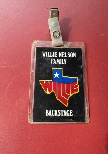 Pass backstage willie nelson - pass,