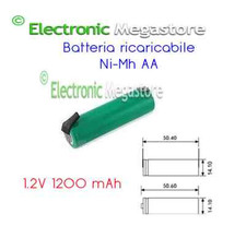 BATTERIA ricaricabile stilo AA