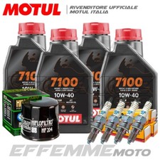 Tagliando HONDA Hornet 600 2003 2004 2005 2006 (4 7100 10W40 + Filtro + Candele)