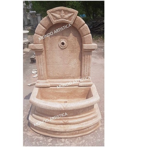 Fontana muro parete con - parete,