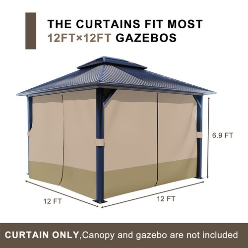 Aoodor gazebo x12 - 12'x12', ricambio