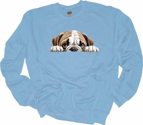 Felpa bulldog inglese - felpa, peeking