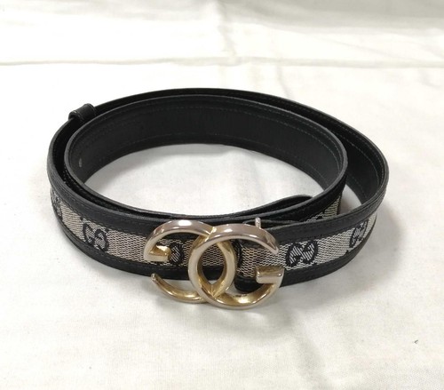 Gucci navy aged scratches - navy, old