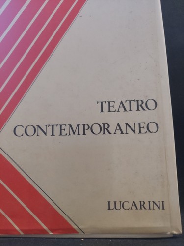 Libro teatro contemporaneo - libro-teatro,
