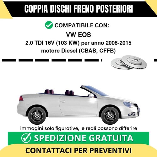 Coppia dischi freno posteriori - dischi,