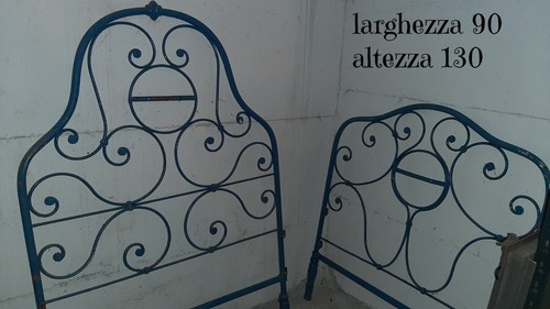 Letto antico ferro - letto, battuto