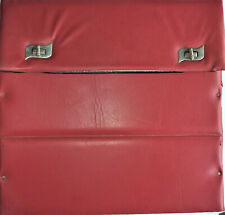 Valigetta portadischi usata per vinili a 33  giri vintage colore rosso