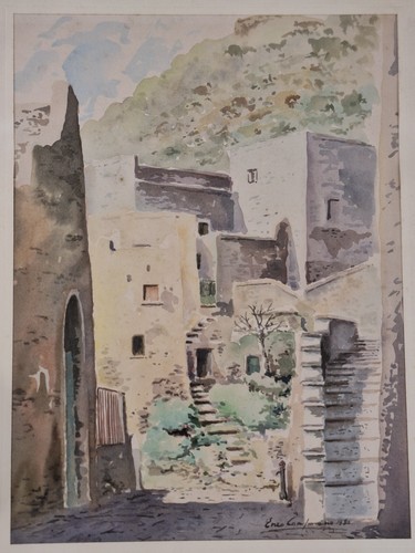 Quadro moderno dipinto mano - quadro, a