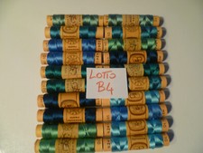 20 SPOLETTE COLOR MIX N° 24 FILO SETA NUOVE FONDO DI MAGAZZINO TRE STELLE