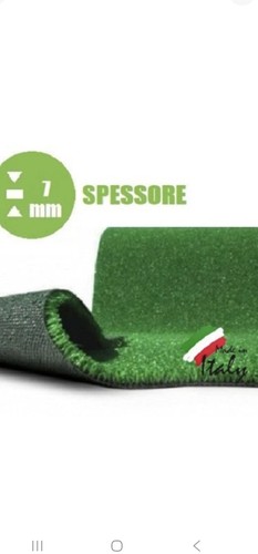 Erba sintetica verde - , in