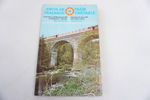 June 1981 cie - irish, railway