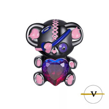 CHARM ORSACCHIOTTO CUORE ROSSO