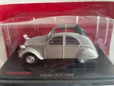 ATLAS -  CITROËN 2CV  CAPOTE OUVERTE GRISE  1949 au 1/43°