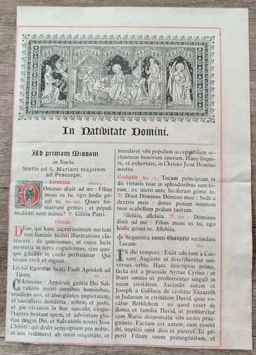 Nativitate domini foglio - nativitate,