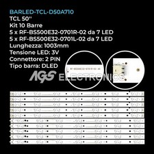 KIT 10 BARRE STRIP 4 LED TV