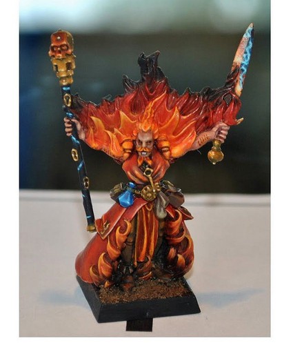 Warhammer fantasy fire wizard - warhammer,