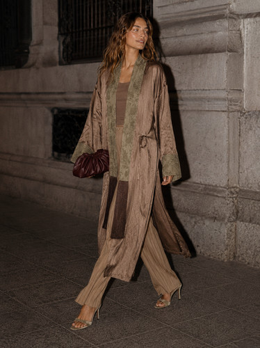Sciarpa kimono zara rosa - kimono,