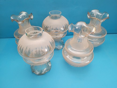 Set paralume vetro campana - 5,