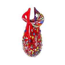 Vaso colorato vetro soffiato