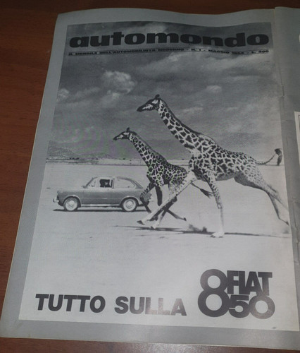 Fiat 850 auto pubblicita - fiat, pubblicita'