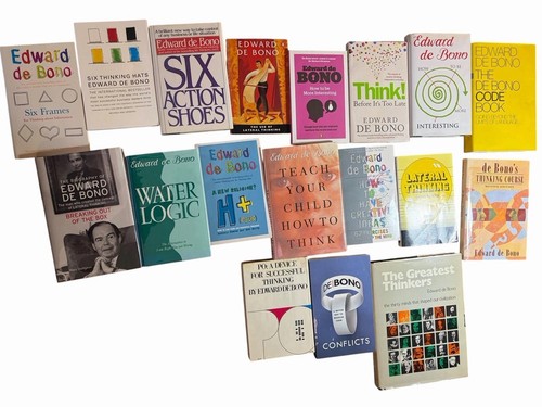 Edward bono book lot - bono, 18