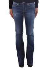 Dondup Donna Jeans a zampa Blu