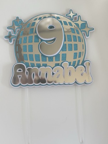 Cake topper sfera - , discoteca