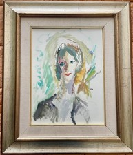 Ernesto Treccani Olio Su Tela