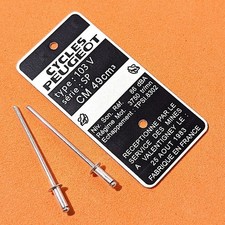 Plaque constructeur PEUGEOT