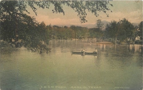 Postcard 1910 texas marlin - postcard,