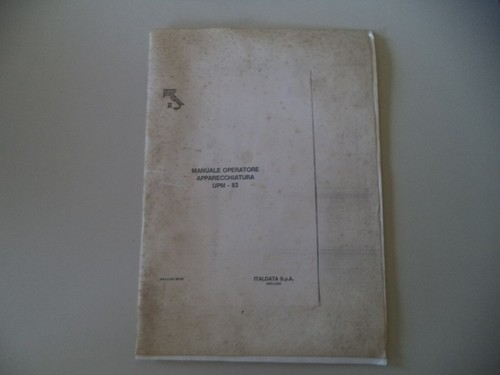 Manuale operatore - manuale,