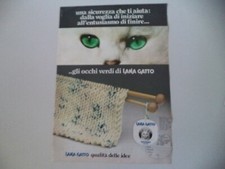advertising Pubblicità 1978 LANA GATTO - TOLLEGNO