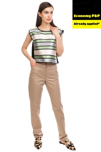 Pantaloni donna marrone - pantaloni,