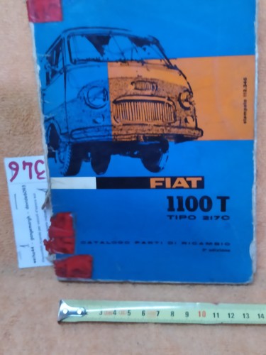 Fiat 1100 catalogo parti di - fiat, t