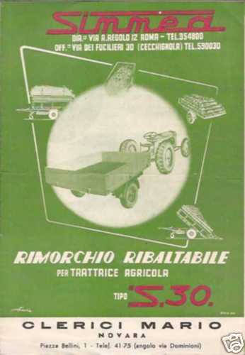 Trattori rimorchio ribaltabile - trattori,
