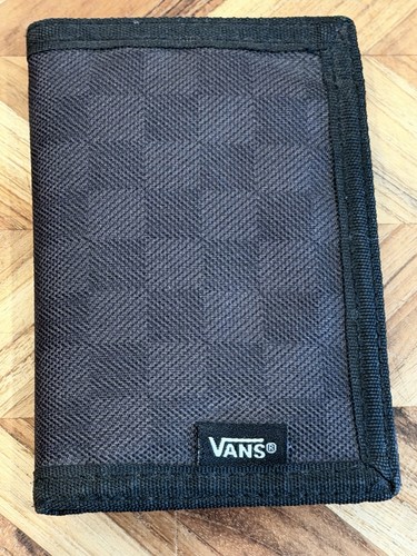 Portafoglio vans trifold nero - portafoglio,