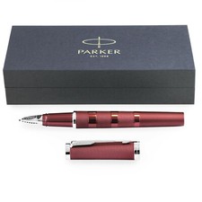 Penna Parker Ingenuity 5th Technology - pennino medio - canna rosso intenso - confezione regalo