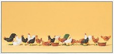 PREISER 14168 Scala HO Galli e galline