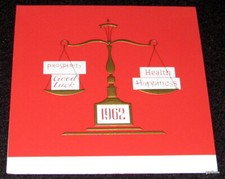 CARTOLINA DI NATALE 1962