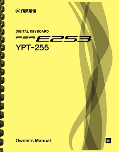 Yamaha psr e253 ypt - yamaha, psr-e253