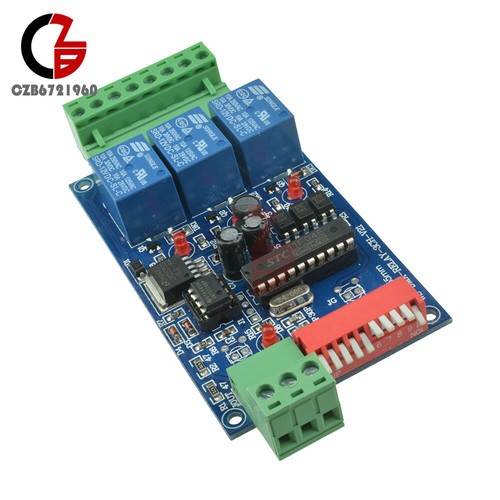 Dmx512 relè decoder rgb - relè, led