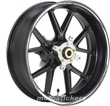 Adesivi ruote cerchi KAWASAKI Z750 - Adesivi moto - Tuning - stickers wheels