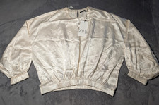 NUOVA blusa donna Zara raso