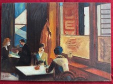 Edward hopper dipinto olio - edward,
