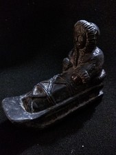 Vintage statuetta scolpita - scolpita, a