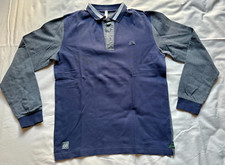 Maglia Polo SUN68 Manica Lunga Blu / Grigia Uomo - Taglia S