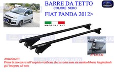 Barre Portatutto Panda 2012 in poi da tetto portapacchi Fiat Panda port kit per